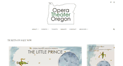 Desktop Screenshot of operatheateroregon.com