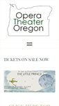 Mobile Screenshot of operatheateroregon.com