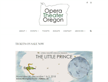 Tablet Screenshot of operatheateroregon.com